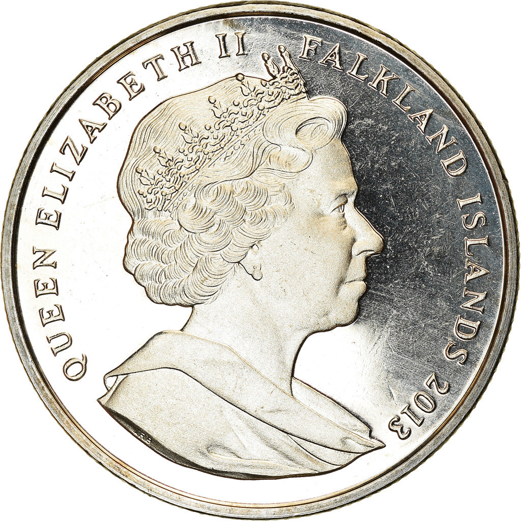 Moneda, Islas Malvinas, Crown, 2013, 60ème anniversaire du couronnement, SC