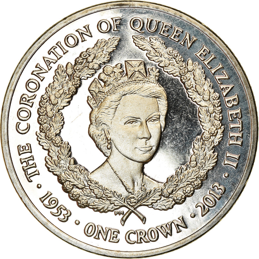 Moneda, Islas Malvinas, Crown, 2013, 60ème anniversaire du couronnement, SC