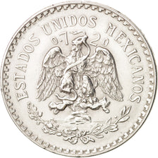 Mexico, Peso, 1945, Mexico City, AU(55-58), Silver, KM:455