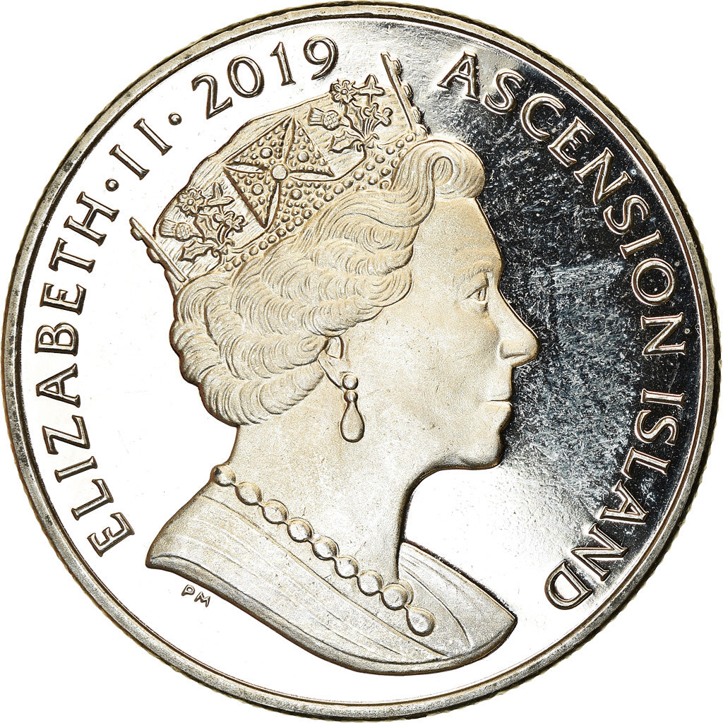 Coin, Ascension Island, 2 Pounds, 2019, Pobjoy Mint, 2ème guerre mondiale