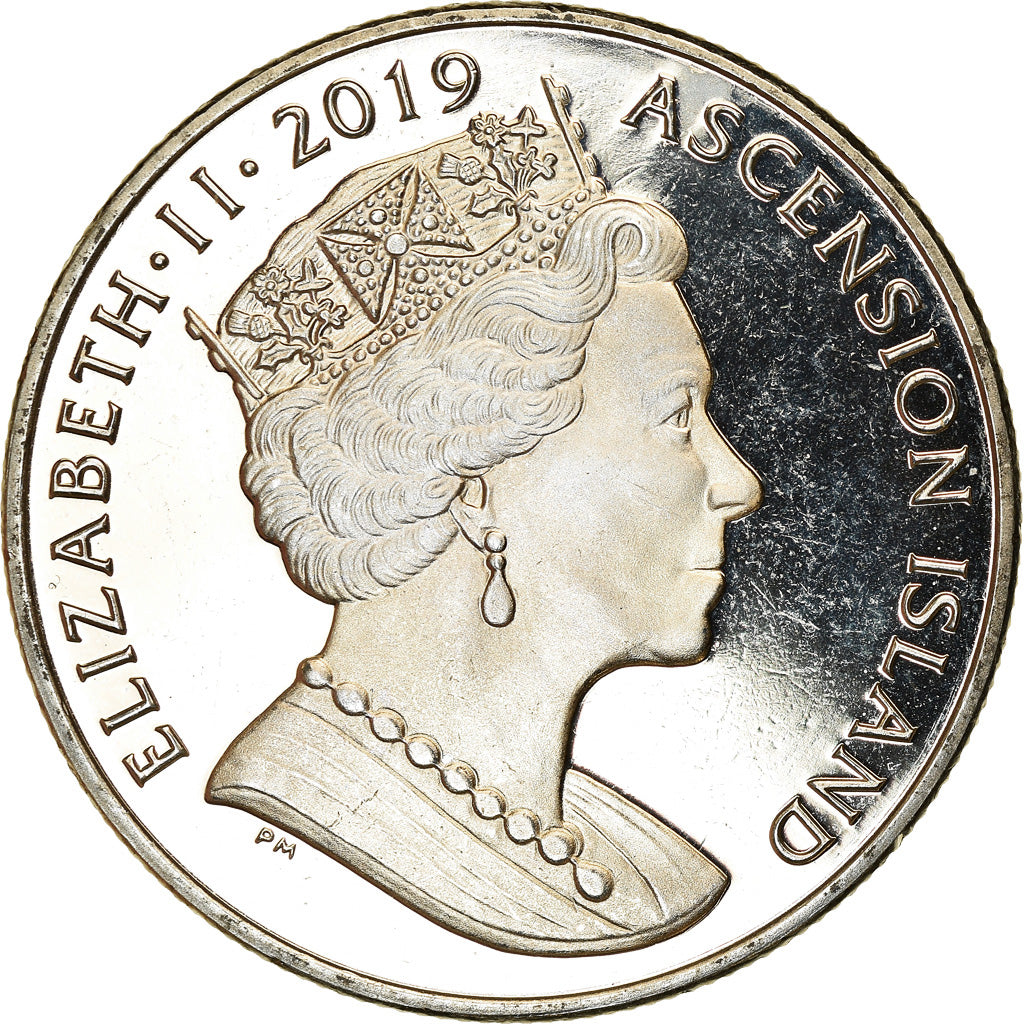 Moneta, Isola di Ascensione, 2 Pounds, 2019, Pobjoy Mint, 2ème guerre mondiale