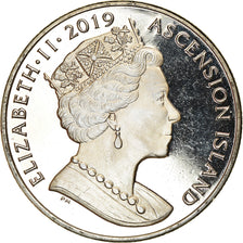 Moneta, Isola di Ascensione, 2 Pounds, 2019, Pobjoy Mint, 2ème guerre mondiale