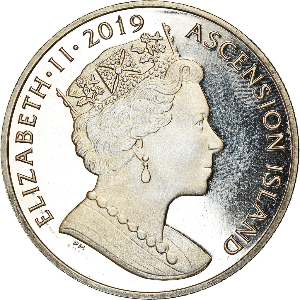 Coin, Ascension Island, 2 Pounds, 2019, Pobjoy Mint, MS(63), Cupro-nickel
