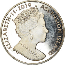 Coin, Ascension Island, 2 Pounds, 2019, Pobjoy Mint, MS(63), Cupro-nickel