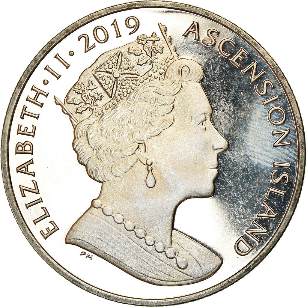 Coin, Ascension Island, 2 Pounds, 2019, Pobjoy Mint, MS(63), Cupro-nickel