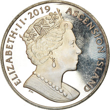 Coin, Ascension Island, 2 Pounds, 2019, Pobjoy Mint, MS(63), Cupro-nickel