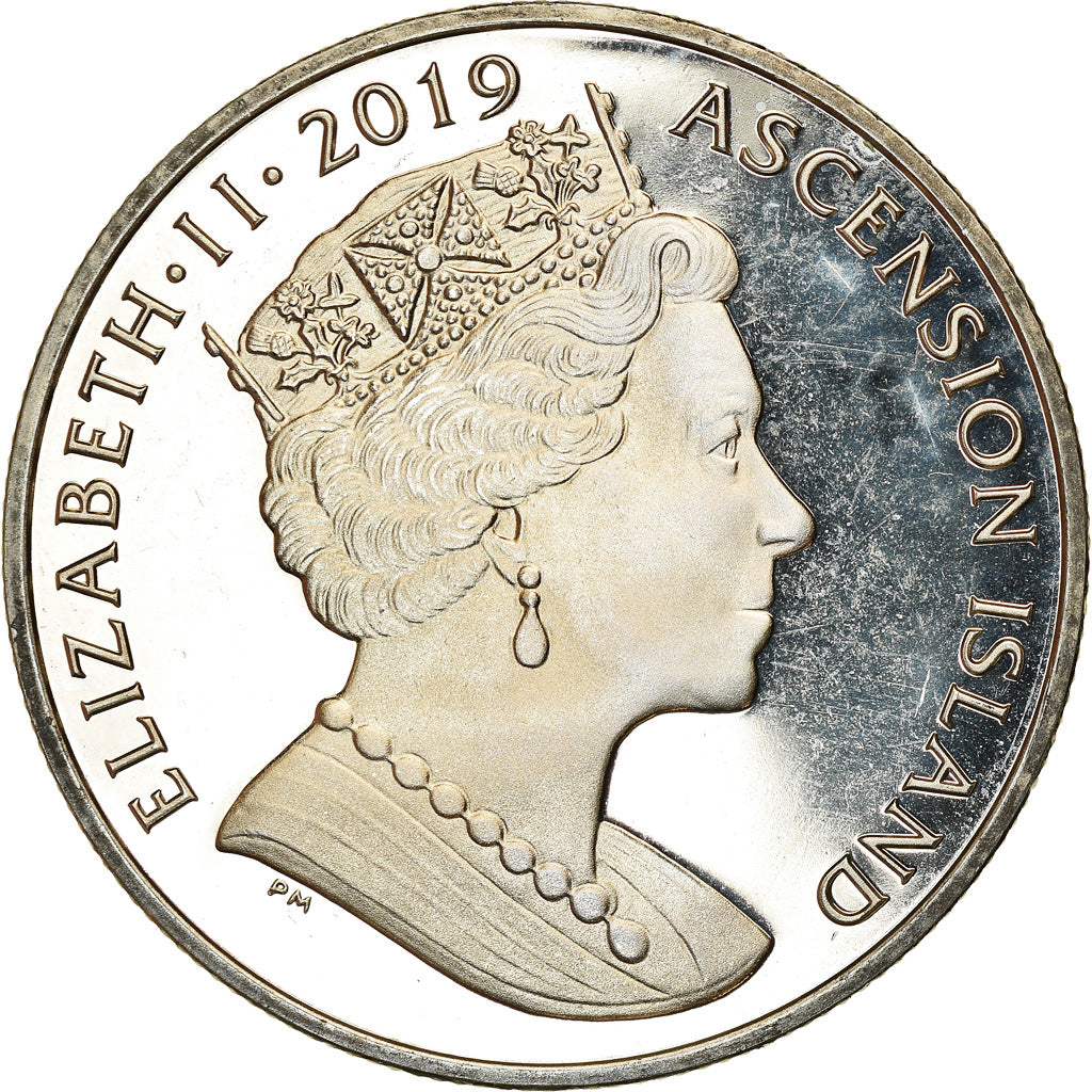 Coin, Ascension Island, 2 Pounds, 2019, Pobjoy Mint, MS(63), Cupro-nickel