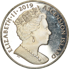 Coin, Ascension Island, 2 Pounds, 2019, Pobjoy Mint, MS(63), Cupro-nickel