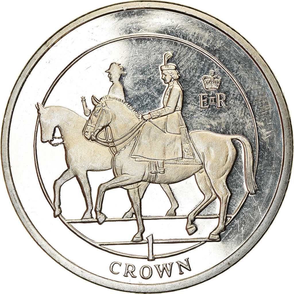 Coin, Ascension Island, 2 Pounds, 2018, Pobjoy Mint, Jubilé de saphir, MS(63)