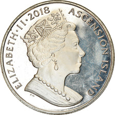 Moneda, Isla Ascensión, 2 Pounds, 2018, Pobjoy Mint, Jubilé de saphir, SC