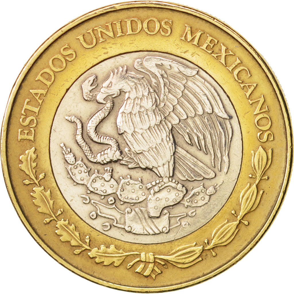 Mexico, 20 Pesos, 2000, Mexico, AU(50-53), Bi-Metallic, KM:638