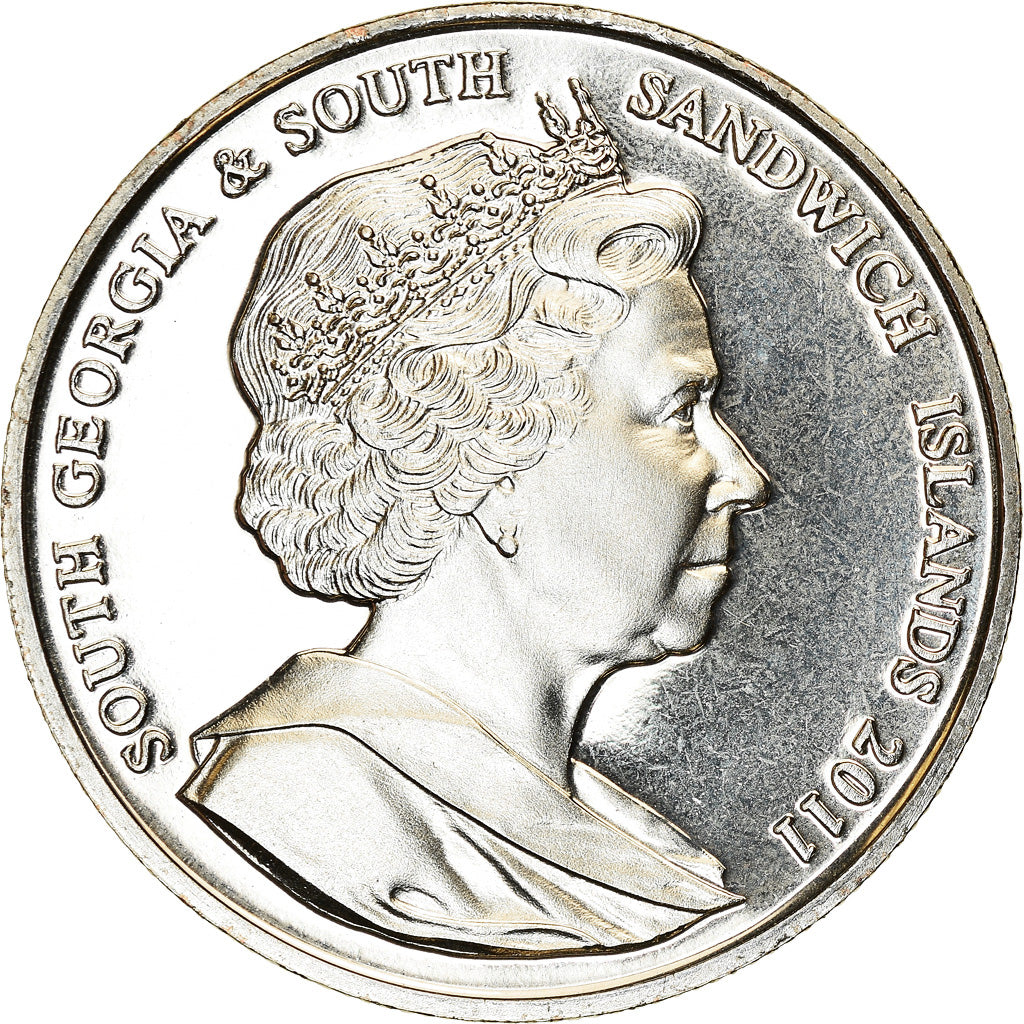 Münze, South Georgia and the South Sandwich Islands, 2 Pounds, 2011, Mariage du