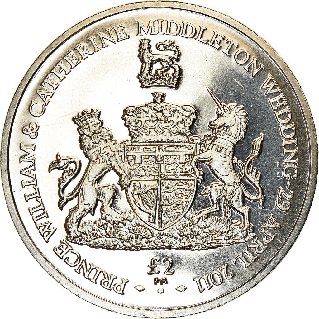 Münze, South Georgia and the South Sandwich Islands, 2 Pounds, 2011, Mariage du