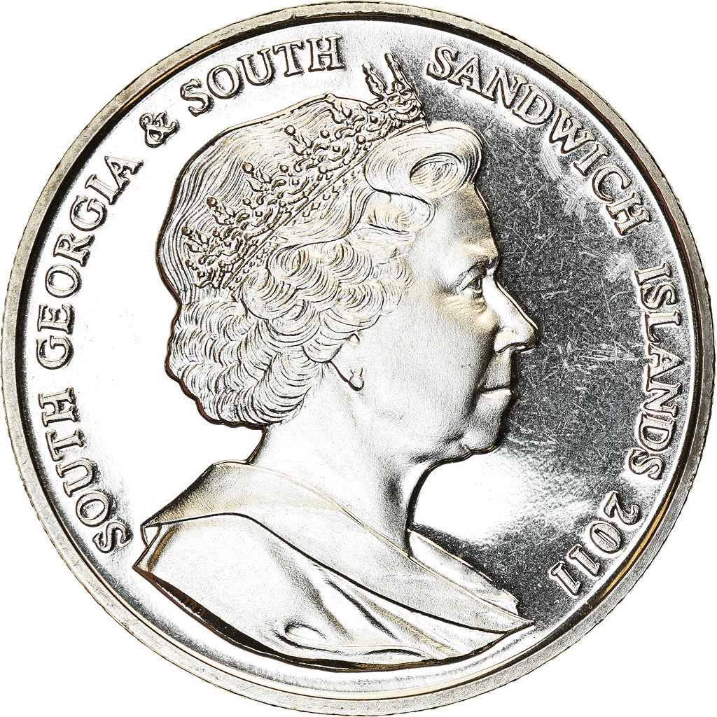 Münze, South Georgia and the South Sandwich Islands, 2 Pounds, 2011, Mariage du