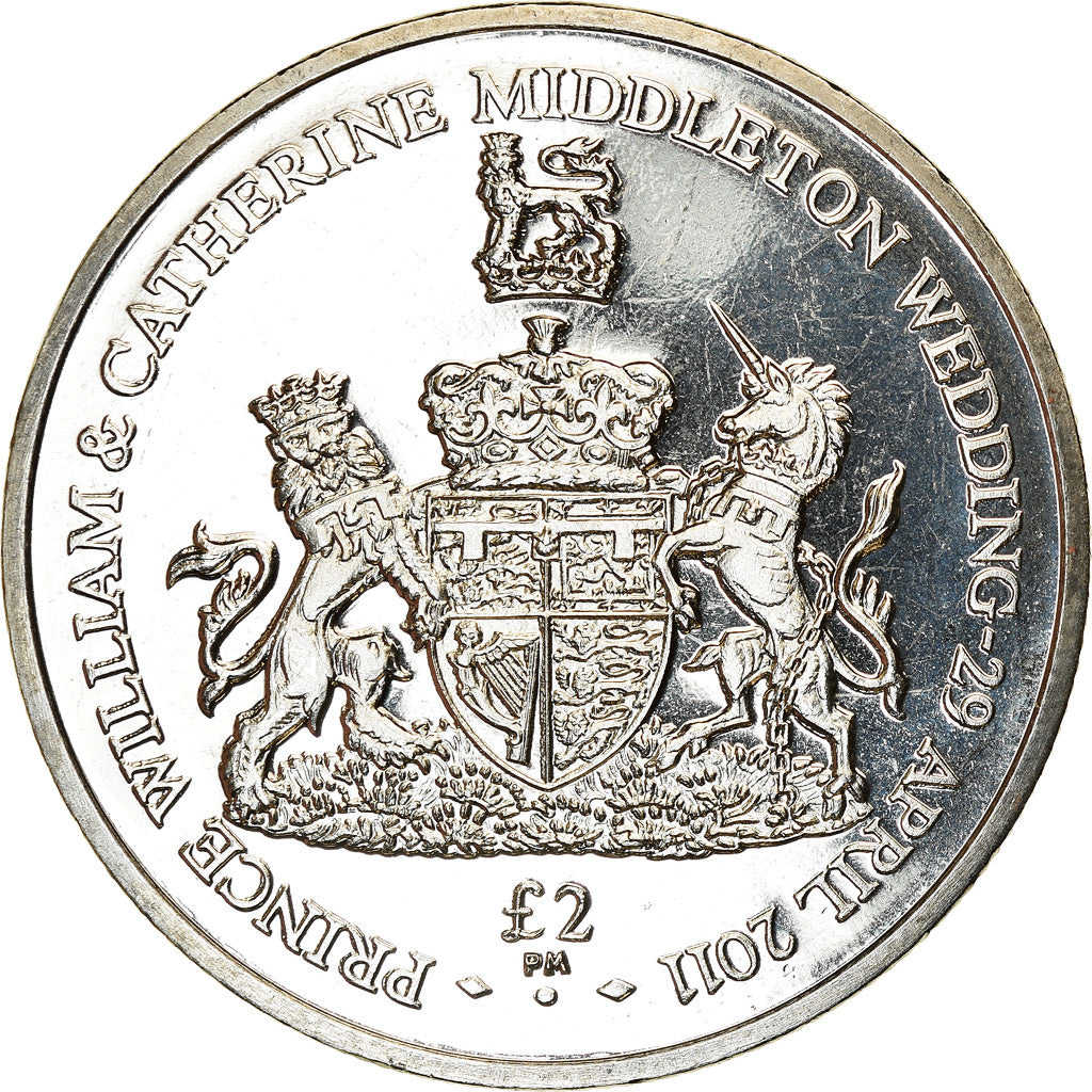 Münze, South Georgia and the South Sandwich Islands, 2 Pounds, 2011, Mariage du