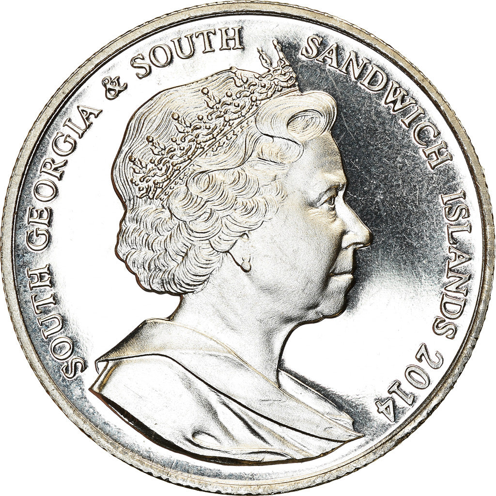 Monnaie, South Georgia and the South Sandwich Islands, 2 Pounds, 2014, SPL