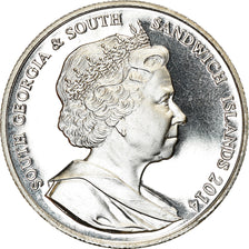 Monnaie, South Georgia and the South Sandwich Islands, 2 Pounds, 2014, SPL