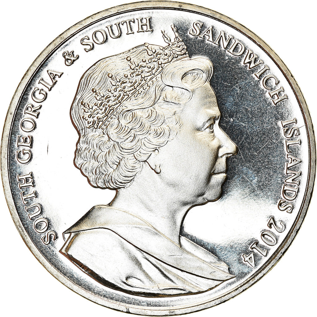 Monnaie, South Georgia and the South Sandwich Islands, 2 Pounds, 2014, SPL