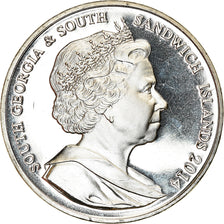 Monnaie, South Georgia and the South Sandwich Islands, 2 Pounds, 2014, SPL