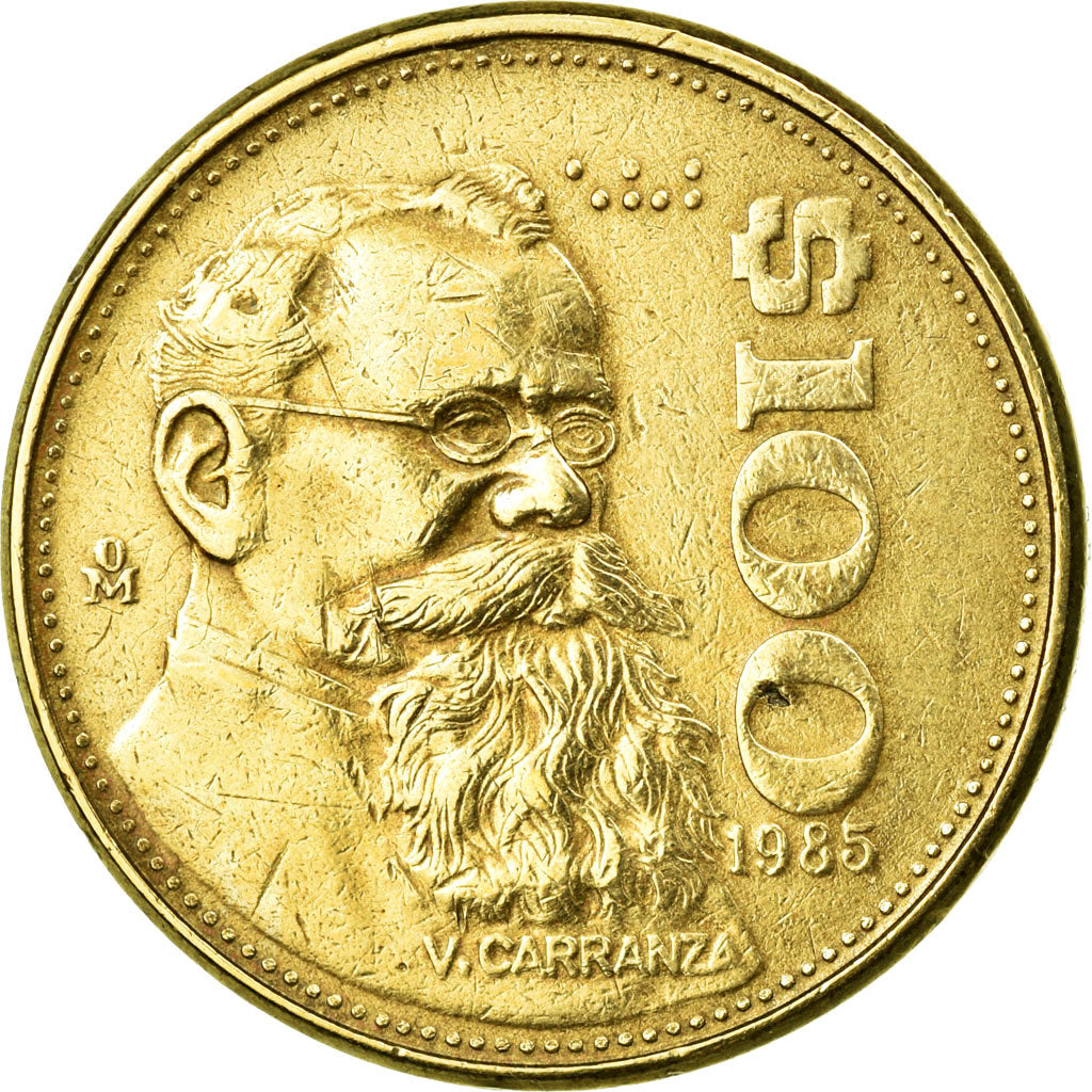 Moneta, Messico, 100 Pesos, 1985, Mexico City, BB+, Alluminio-bronzo, KM:493