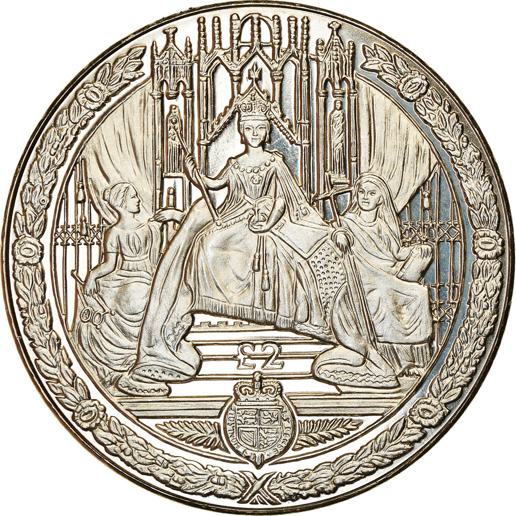 Moneda, Islas Georgias del Sur y Sandwich del Sur, 2 Pounds, 2019, Reine