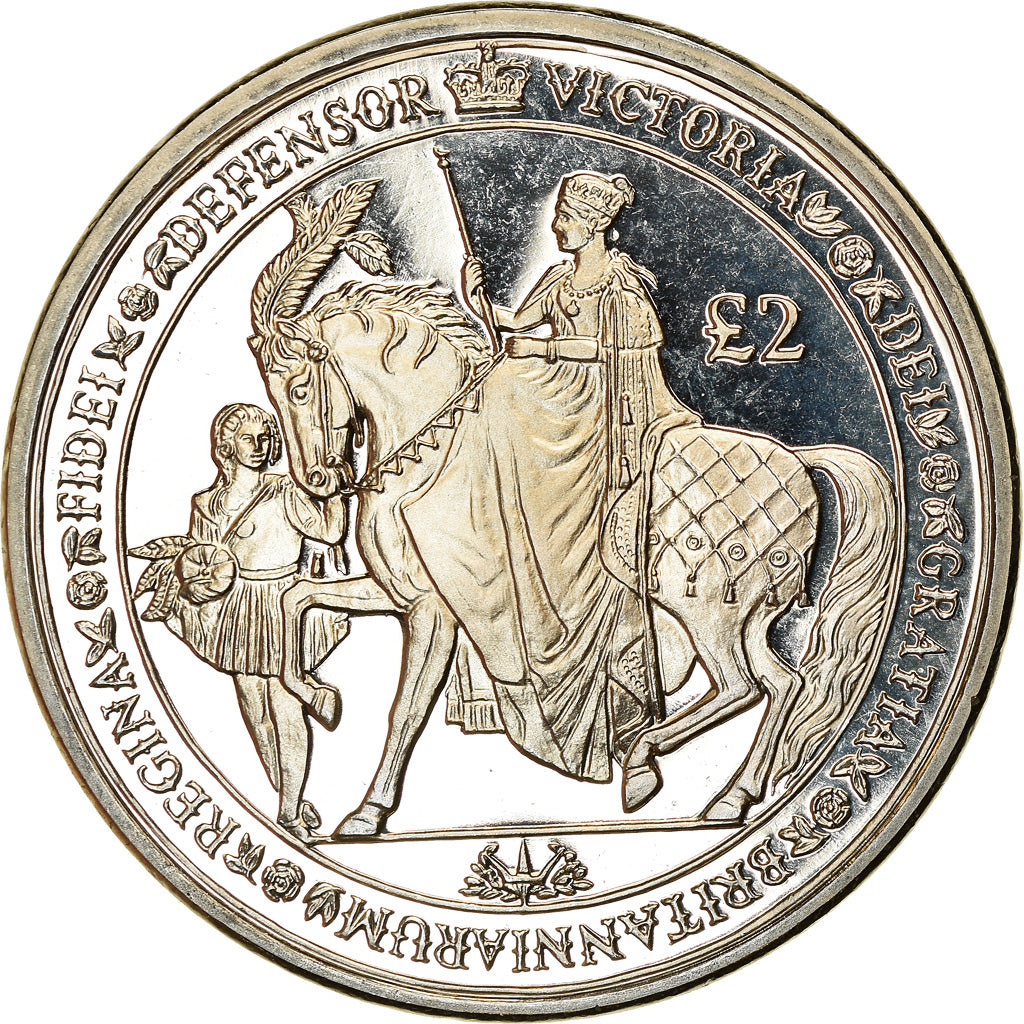 Coin, South Georgia and the South Sandwich Islands, 2 Pounds, 2019, Reine