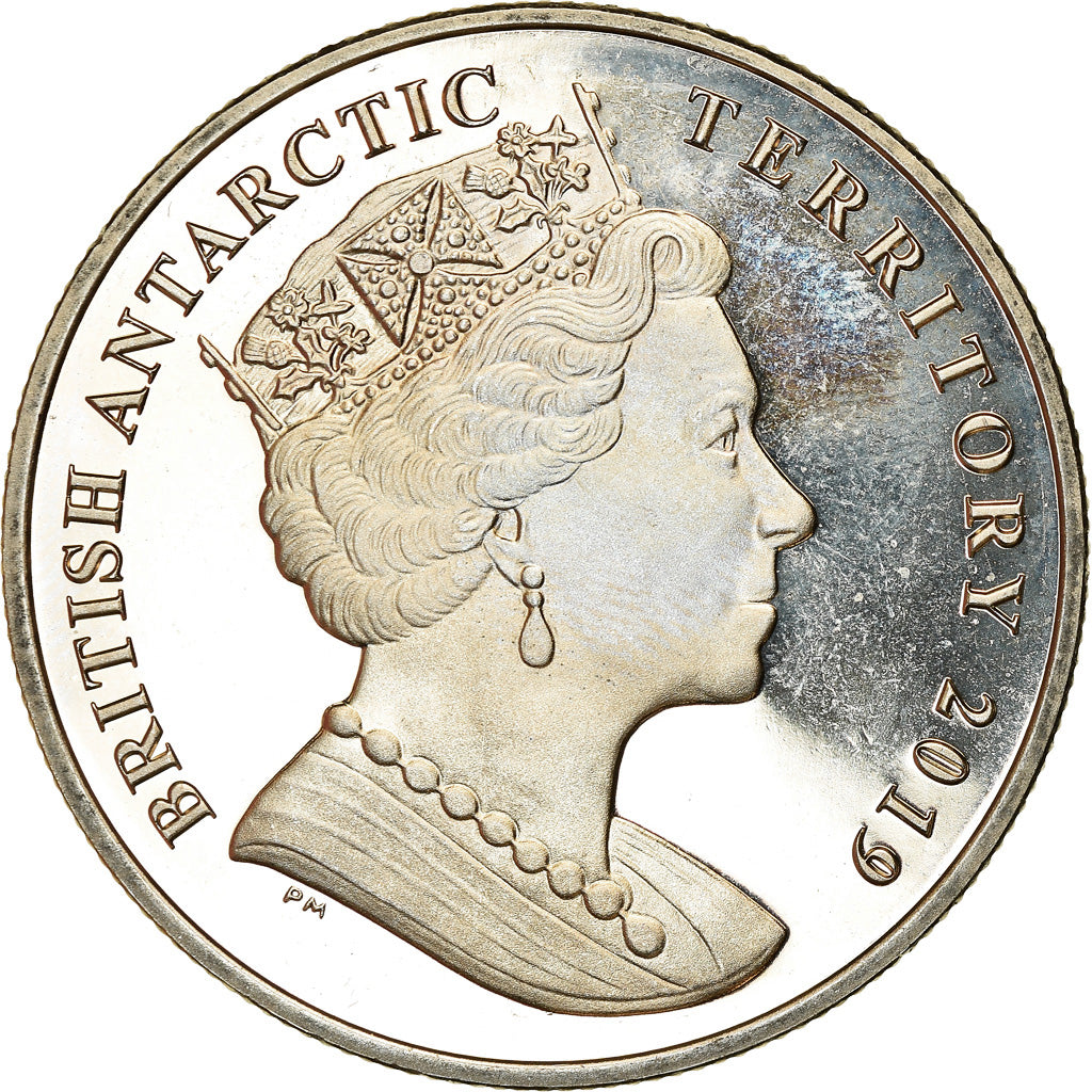 Moneta, British Antarctic Territory, 2 Pounds, 2019, Manchot Empereur, SPL