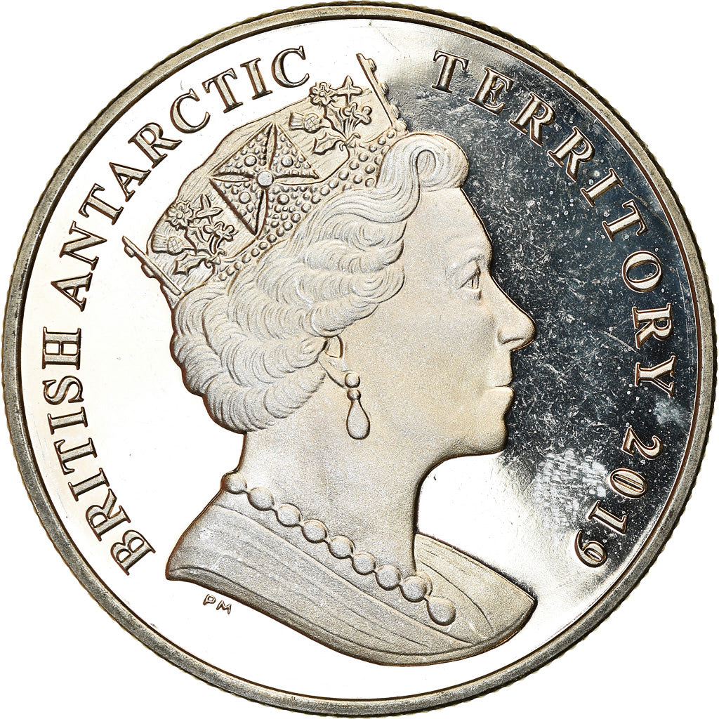 Coin, British Antarctic Territory, 2 Pounds, 2019, Manchot Empereur, MS(63)