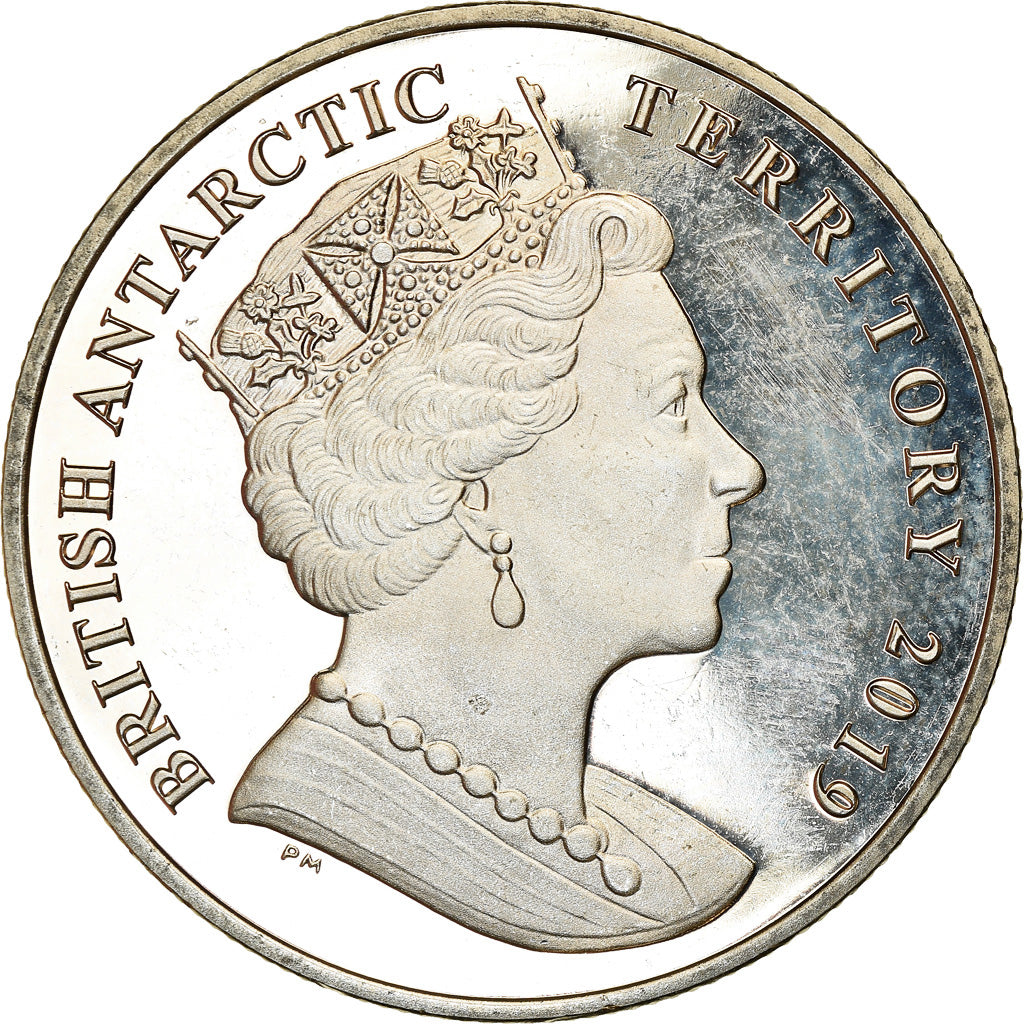 Coin, British Antarctic Territory, 2 Pounds, 2019, Manchot Empereur, MS(63)