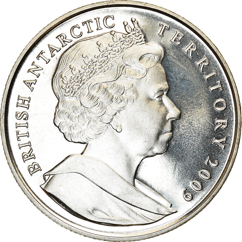 Coin, British Antarctic Territory, Elizabeth II, 2 Pounds, 2009, Pobjoy Mint