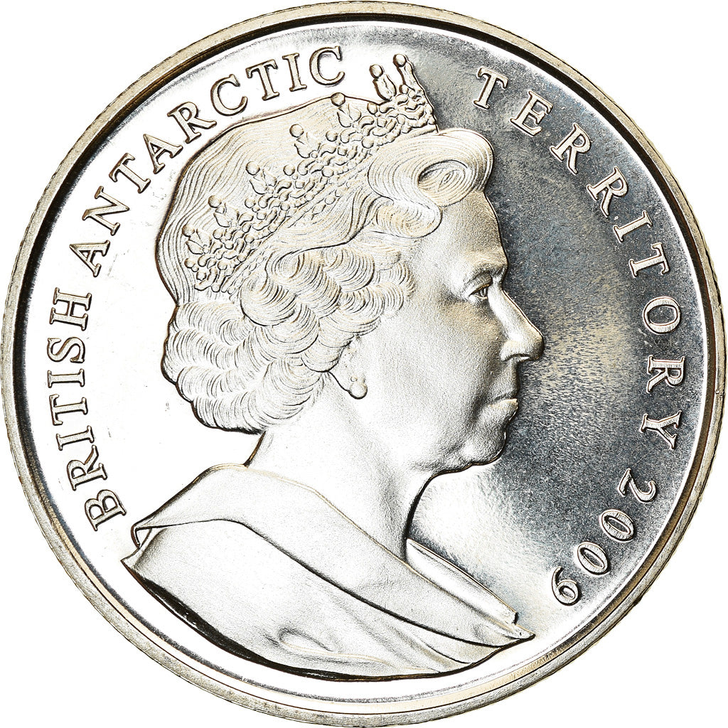 Münze, British Antarctic Territory, Elizabeth II, 2 Pounds, 2009, Pobjoy Mint