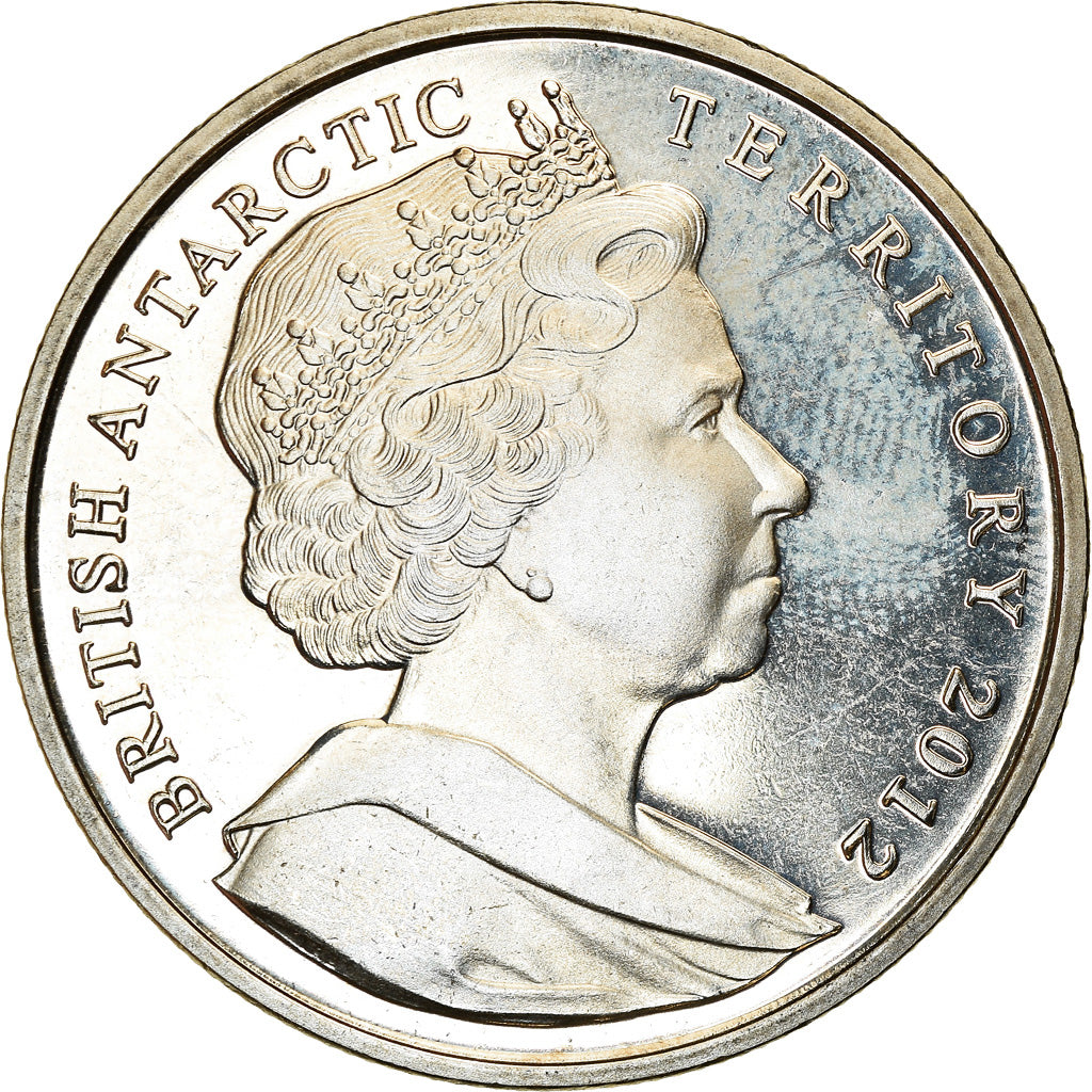 Münze, British Antarctic Territory, Elizabeth II, 2 Pounds, 2012, Pobjoy Mint