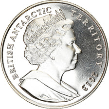Moneta, British Antarctic Territory, 2 Pounds, 2013, Base antarctique Halley