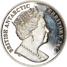 Moneta, British Antarctic Territory, 2 Pounds, 2016, Grand cachalot, SPL