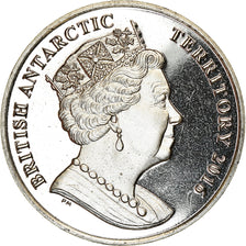 Moneta, British Antarctic Territory, 2 Pounds, 2016, Grand cachalot, SPL
