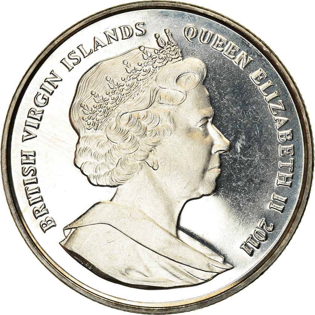 Moneta, ISOLE VERGINI BRITANNICHE, Dollar, 2011, Franklin Mint, 11 septembre
