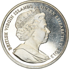 Coin, BRITISH VIRGIN ISLANDS, Dollar, 2013, Franklin Mint, John F. Kennedy