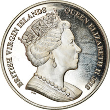 Coin, BRITISH VIRGIN ISLANDS, Dollar, 2018, Franklin Mint, Jubilé de saphir