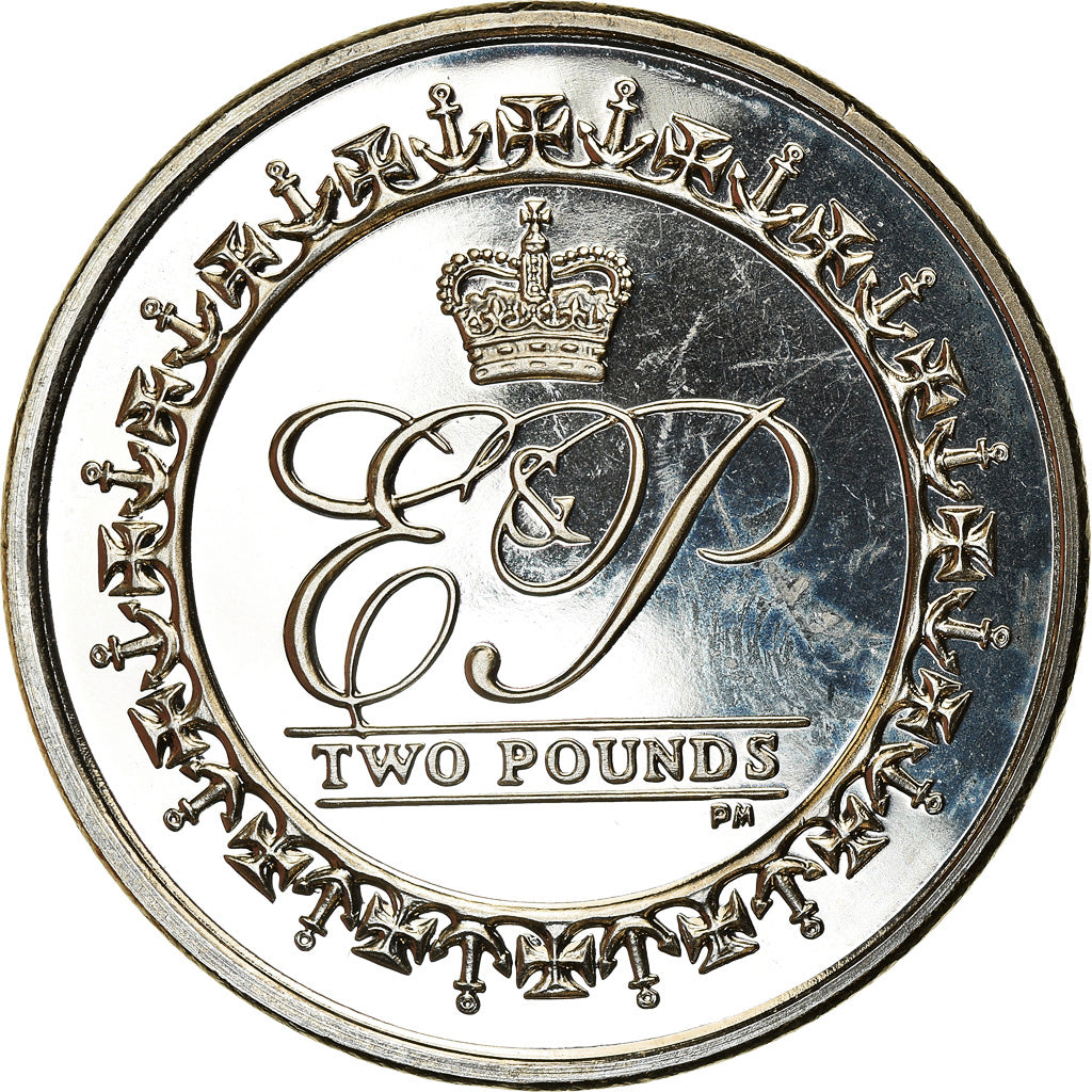 Münze, British Indian Ocean, 2 Pounds, 2011, Vies consacrées au devoir royal