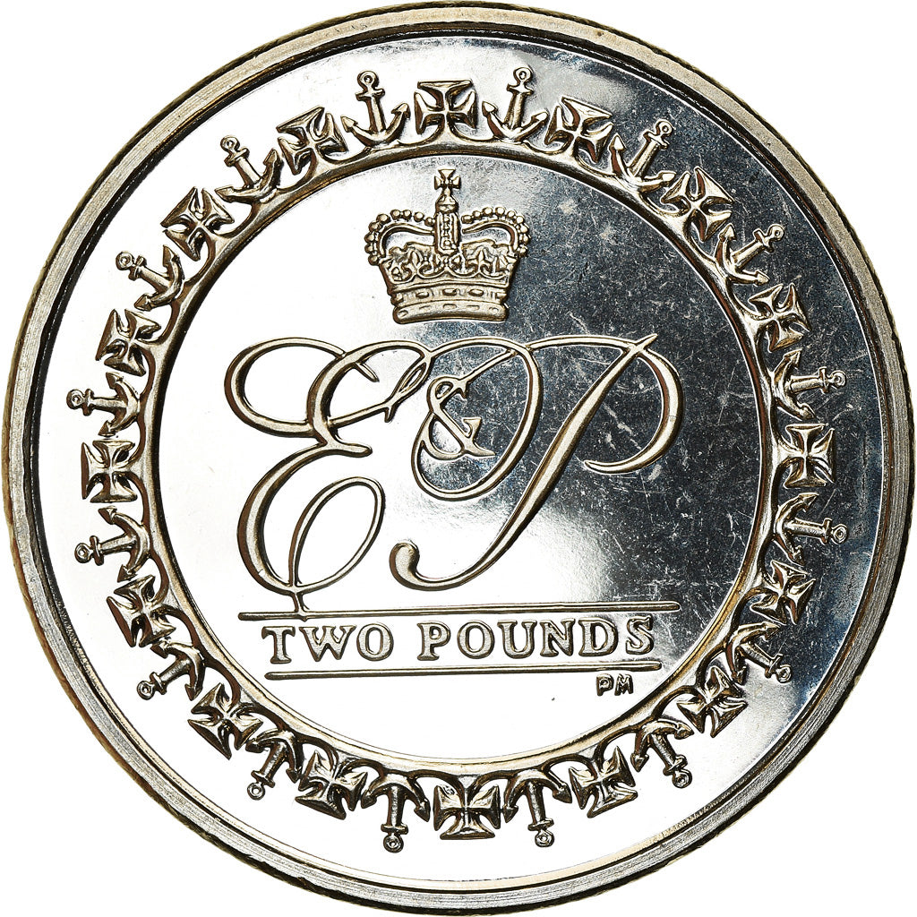 Moneta, British Indian Ocean, 2 Pounds, 2011, Vies consacrées au devoir royal