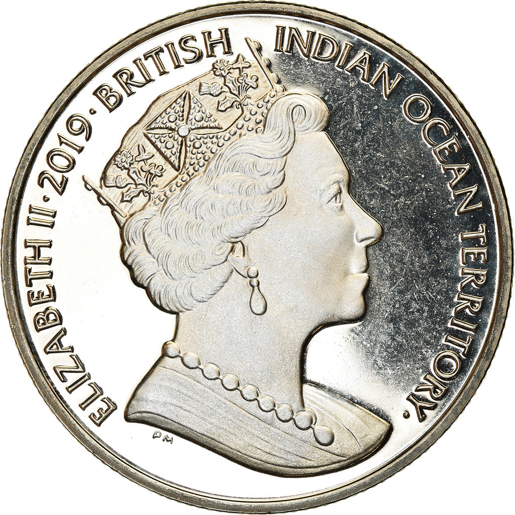 Coin, British Indian Ocean, 2 Pounds, 2019, Le Cutty sark, MS(63), Cupro-nickel