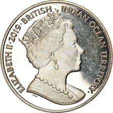 Moneda, British Indian Ocean, 2 Pounds, 2019, Oiseaux - Fou à pieds rouges, SC