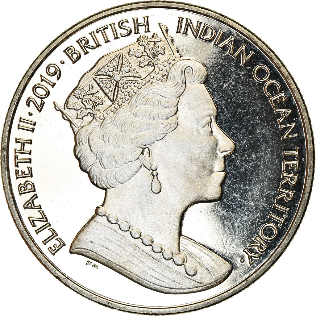 Moneta, British Indian Ocean, 2 Pounds, 2019, Oiseaux - Fou à pieds rouges