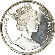 Monnaie, Isle of Man, Elizabeth II, Crown, 1996, Pobjoy Mint, Fernand de