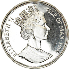 Coin, Isle of Man, Elizabeth II, Crown, 1996, Pobjoy Mint, Fernand de Magellan