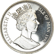 Monnaie, Isle of Man, Elizabeth II, Crown, 1996, Pobjoy Mint, Sir Francis Drake
