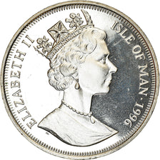 Moneta, Isola di Man, Elizabeth II, Crown, 1996, Pobjoy Mint, Sir Francis Drake