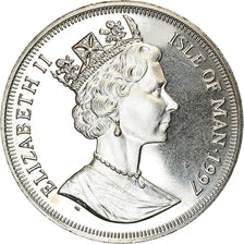 Moneta, Wyspa Man, Elizabeth II, Crown, 1997, Pobjoy Mint, Fridtjof Nansen
