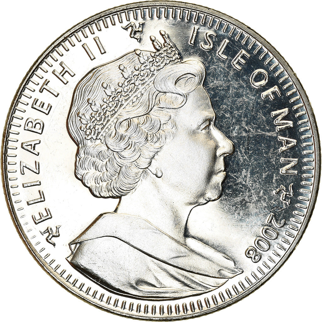 Coin, Isle of Man, Crown, 2008, Pobjoy Mint, Merveilles du monde, MS(63)