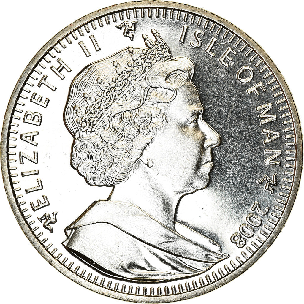 Munten, Eiland Man, Crown, 2008, Pobjoy Mint, Championnat européen de football